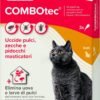 Beaphar COMBOTEC Antiparassitario per Gatti, Protegge da Pulci, Zecche, Uova, Larve e Anche la Casa - Confezione da 3 Pipette