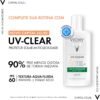 Vichy Capital Soleil SPF20 Acqua Solare Protettiva Idratante Idratante Idratante Pelle Protegge e ricostituisce la pelle, Texture acquosa con acido ialuronico multimolecolare, vitamina E, vulcanico
