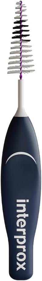 Interprox Super Conical 6 Spazzolini Conici Blu, Antiplacca e Anticarie, per spazi interdentali più ampi (PHD 2.0), Particolarmente adatti per i denti anteriori.