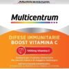 Difese Immunitarie Multicentriche, Boost Vitamina C, Integratore Alimentare con 1000 mg di Vitamina C, Supporto al Sistema Immunitario e al Metabolismo Energetico, 14 Bustine