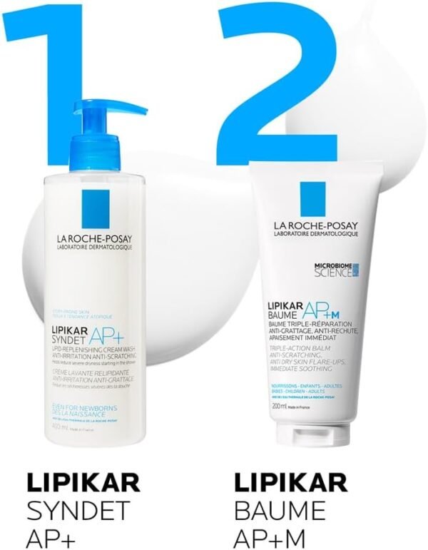 La Roche-Posay Gel Detergente Schiumoso a Doppia Azione, Adatto per Pelli Sensibili, Elimina Impurità e Sebo, Pelle Morbida e Idratata, Formula con Tensioattivi Delicati e Glicerina, Toleriane, 400