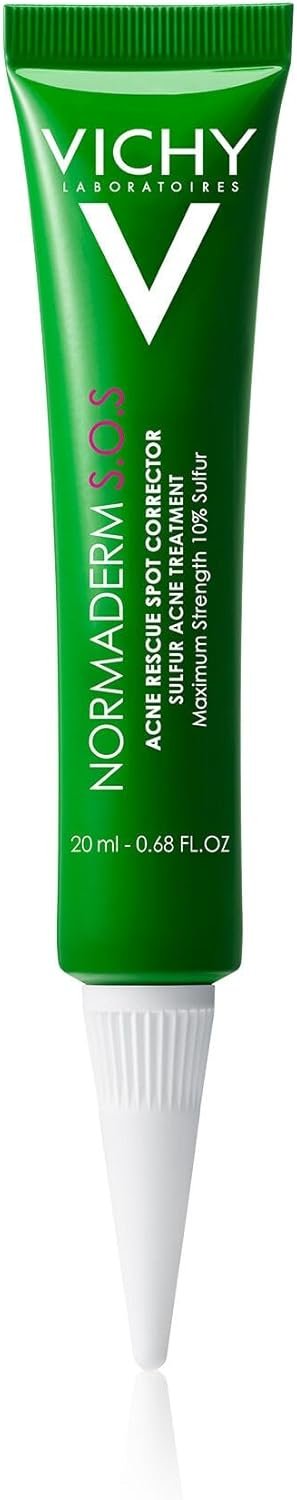 512swqVeBJL._AC_SL1500_.jpg Vichy Normaderm Pasta per pelli grasse a tendenza acneica, pelle lenita, purificata ed esfoliata con zolfo, niacinamide e acido glicolico, 20 ml