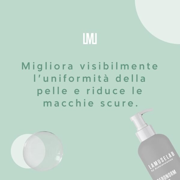 513xEut4NOL._AC_SL1500_.jpg LAMUSELAB Sebonorm Body Gel Corpo Seboregolatore, Sebonormalizzante Protegge e Idrata la Pelle, Regola e Riequilibra la Secrezione di Sebo, 200 ml