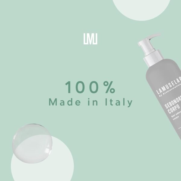 51NQm699NyL._AC_SL1500_.jpg LAMUSELAB Sebonorm Body Gel Corpo Seboregolatore, Sebonormalizzante Protegge e Idrata la Pelle, Regola e Riequilibra la Secrezione di Sebo, 200 ml
