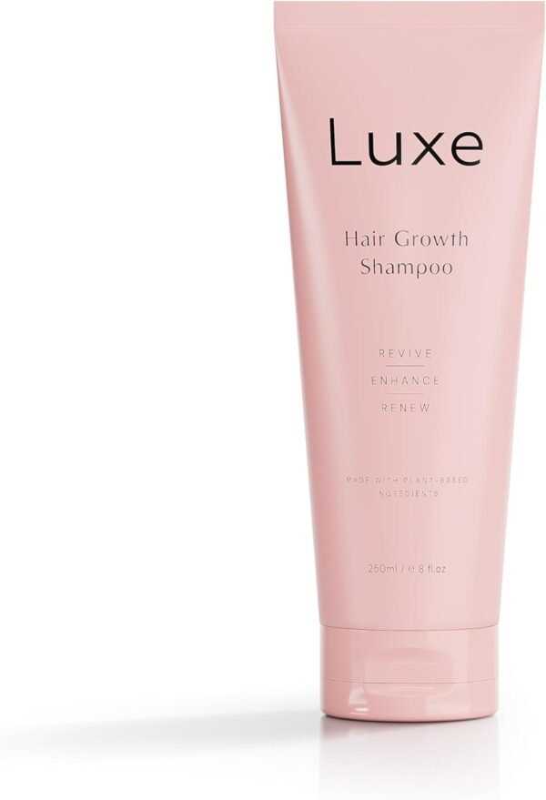 51QRMLaihXL._AC_SL1500_.jpg Shampoo per la crescita dei capelli di Luxe Cosmetics - Formula vegetale per capelli più spessi e corposi e shampoo quotidiano per capelli lucenti