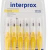 51jLvl7xFEL._AC_SL1500_.jpg Interprox Plus Mini 6 pezzi, dritto, antiplacca e anticarie, adatto per piccoli spazi interprossimali (dimensione PHD 1.4)