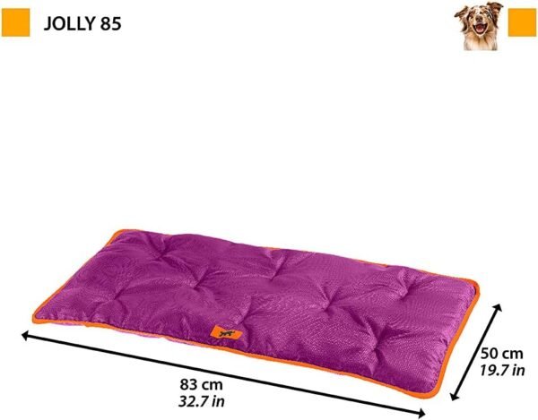 Ferplast Cuccia Cane Cuscino Cane Cane Taglia Media Tessuto Antigraffio Lavabile in Lavatrice a 30° Materassino Cane Impermeabile 83 x 50 x 3,5 cm.Marrone