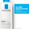 La Roche-Posay Gel Detergente Schiumoso a Doppia Azione, Adatto per Pelli Sensibili, Elimina Impurità e Sebo, Pelle Morbida e Idratata, Formula con Tensioattivi Delicati e Glicerina, Toleriane, 400