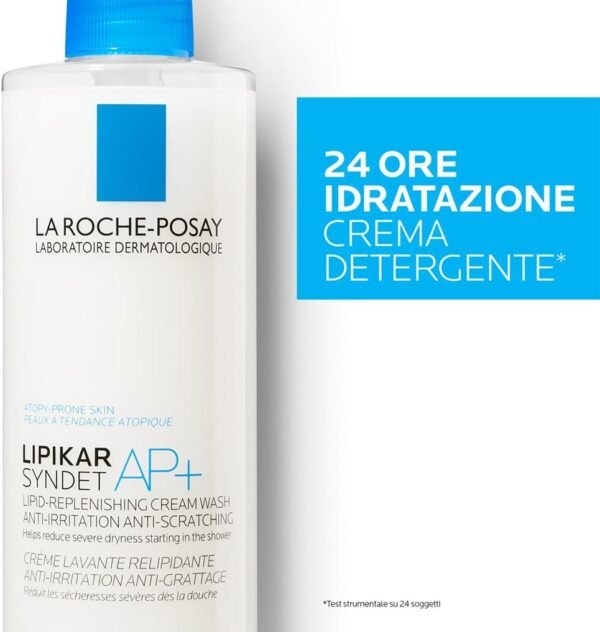 La Roche-Posay Gel Detergente Schiumoso a Doppia Azione, Adatto per Pelli Sensibili, Elimina Impurità e Sebo, Pelle Morbida e Idratata, Formula con Tensioattivi Delicati e Glicerina, Toleriane, 400