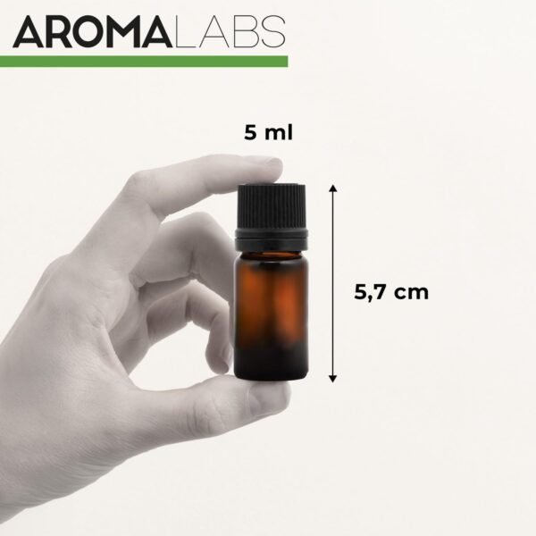 Lavanda Vera Biologica (Lavandula Officinalis) – 5 ml – Olio Essenziale Chemiotipizzato e Certificato AB – Aroma Labs – Prodotto in Francia