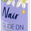 Nair Hair Remover Glides Away Max, olio di argan marocchino, per bikini, braccia e ascelle, 100 ml, (confezione da 2)