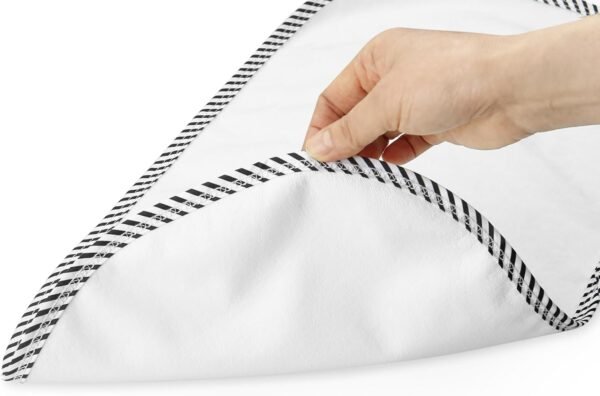 PandaEar Confezione da 4 Coprimaterassini per Fasciatoio Impermeabili, Sottopiedi Morbidi per il Cambio del Pannolino del Bambino, Coprimaterasso per Fasciatoio -60 x 30 cm