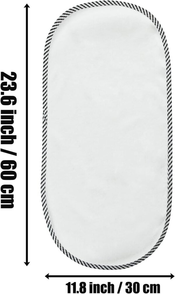 PandaEar Confezione da 4 Coprimaterassini per Fasciatoio Impermeabili, Sottopiedi Morbidi per il Cambio del Pannolino del Bambino, Coprimaterasso per Fasciatoio -60 x 30 cm