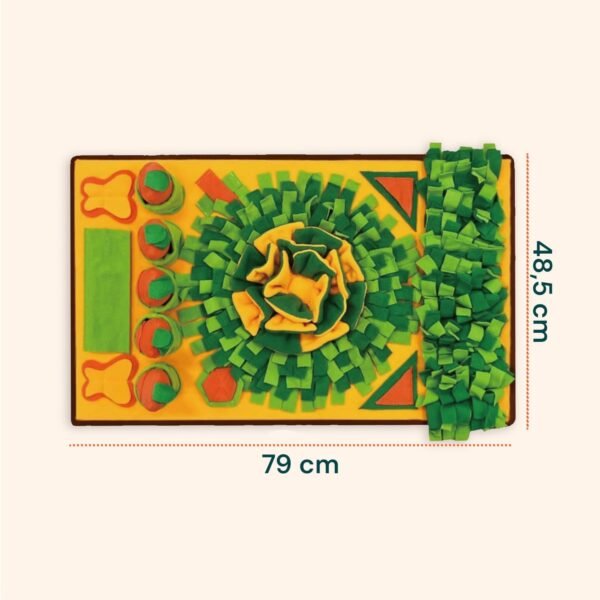 Avilia - Tappetino Olfattivo Interattivo per Cani 79 x 48,5 cm Giochi Interattivi per Cani da Interno, Lavabile Antiscivolo per Stimolare l'Olfatto e Ridurre Noia e Stress