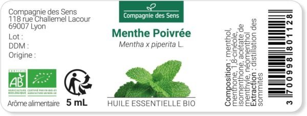 61ZQUTYQyOL._AC_SL1500_.jpg Menta piperita biologica (Mentha Piperita) – 10 ml – Olio essenziale di qualità Premium – 100% puro, naturale, garantito ChromaCert – Chemiotipizzato e integrale