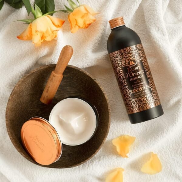 Tesori d'Oriente - Bagno Crema Hammam Bagnoschiuma Fiorito e Antistress 500 ml