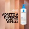 La Roche-Posay Gel Detergente Schiumoso a Doppia Azione, Adatto per Pelli Sensibili, Elimina Impurità e Sebo, Pelle Morbida e Idratata, Formula con Tensioattivi Delicati e Glicerina, Toleriane, 400