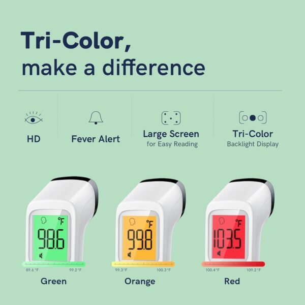 Termometro digitale per la febbre del bambino (bianco latte)