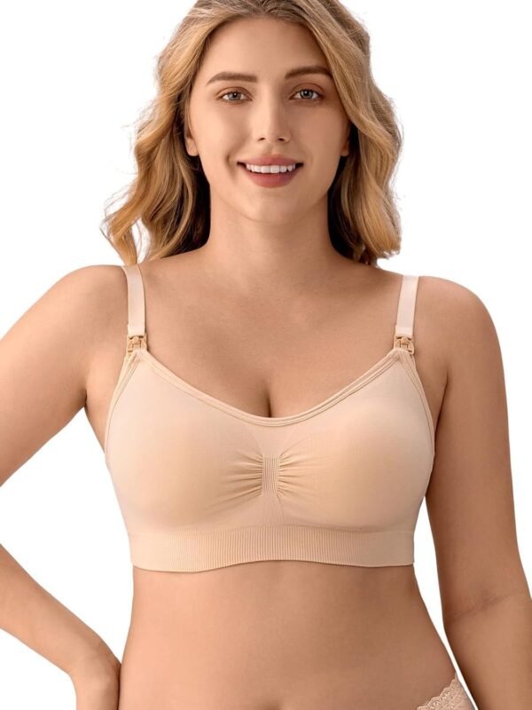 Reggiseni per allattamento Angelhood Reggiseno per maternità senza cuciture ultra comfort Bralette per gravidanza senza fili con reggiseno di estensione