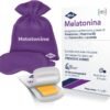 Melatonina IBSA + Maschera per dormire | Integratore Alimentare di Melatonina con Vitamina B6, Camomilla e Lavanda + In omaggio la Soft Sleep Mask IBSA per un sonno migliore