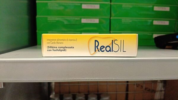 RealSIL Integratore Antiossidante con Vitamina E e Cardo Mariano 40 Capsule