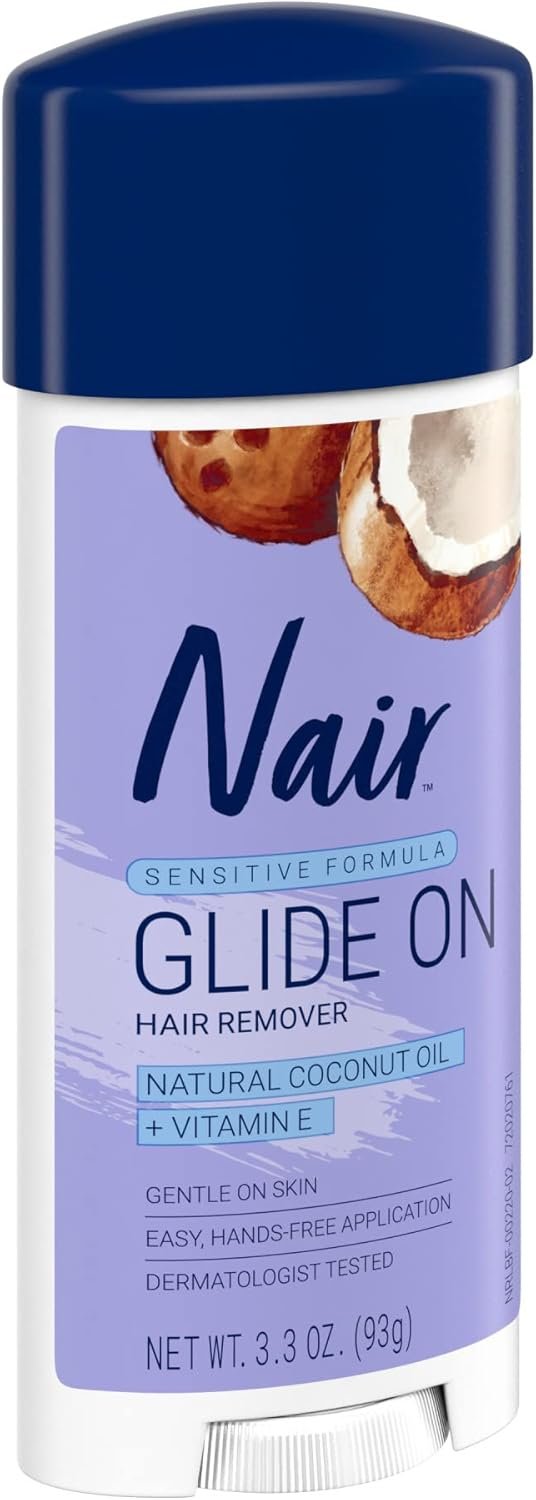 61hjkZE0eaL._AC_SL1500_.jpg Nair Depilatore Slip Off Formula Sensibile per Bikini Braccia Ascelle 3 85g 93g