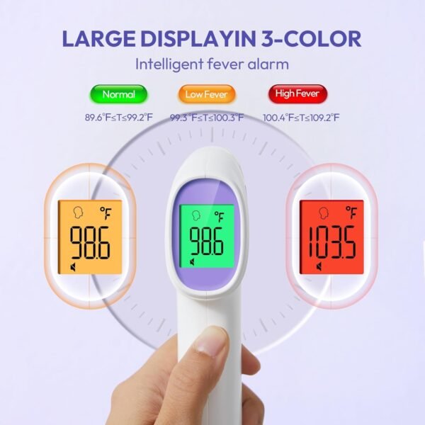 Termometro per la febbre per neonati, bambini e adulti, viola