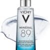 Vichy Minéral 89 Booster quotidiano, fortificante e rimpolpante, per tutti i tipi di pelle, pelle tonica e idratata, arricchito con acido ialuronico e acqua vulcanica, 75 ml