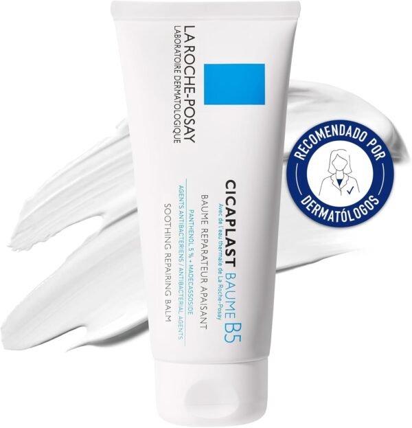 La Roche-Posay Cicaplast Baume B5+, Balsamo Riparatore Viso e Corpo, Adatto per Pelli Secche e Sensibili, Antiarrossamento, Effetto Lenitivo, Formula con Tribioma, Pantenolo, Madecassoside, 100 ml
