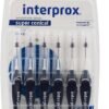 Interprox Super Conical 6 Spazzolini Conici Blu, Antiplacca e Anticarie, per spazi interdentali più ampi (PHD 2.0), Particolarmente adatti per i denti anteriori.