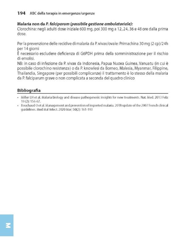 Abc della terapia in emergenze-urgenze