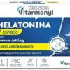 61rdivMQSsL._AC_SL1000_.jpg Melatonin Express - Integratore Alimentare per Sonno e Jet Lag - Melatonina per Dormire - Gusto Menta - Senza Zucchero - Confezione da 60 Compresse Solubili in Oro Vitarmonyl