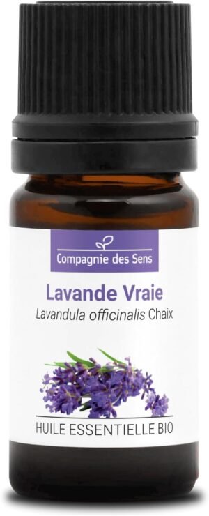 Lavanda Vera (Lavandula Officinalis) Biologica – 5 ml – Olio Essenziale di Qualità Premium – 100% Puro, Naturale, Chemiotipizzato e Integrale