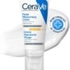 CeraVe Crema viso idratante SPF 30, per pelli da normali a secche, idratazione profonda, assorbimento rapido, protezione solare SPF 30 e acido ialuronico, 53 ml