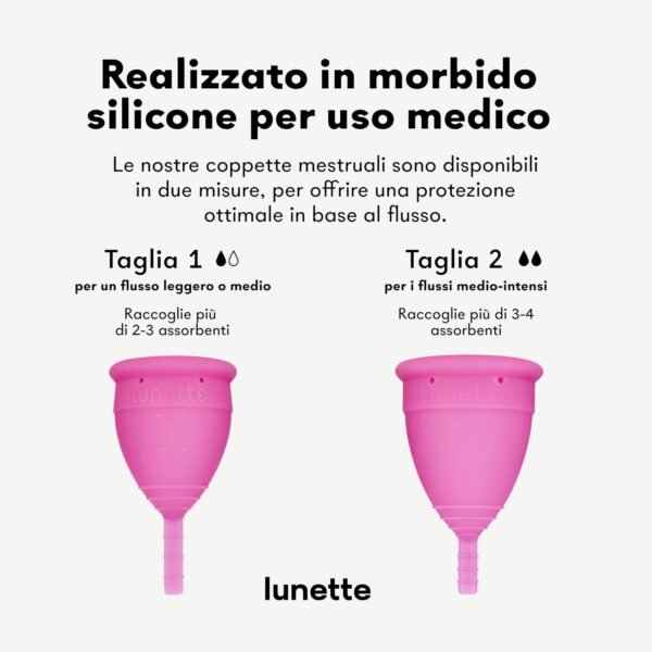 61ujmiIvvrL._AC_SL1460_.jpg Coppetta mestruale Lunette – Rosa – Modello 2 Flusso regolare e intenso