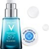 Vichy Minéral 89 Gel occhi fortificante per tutti i tipi di pelle, idratazione 8H, riduce borse, occhiaie e linee sottili, con caffeina, acido ialuronico e acqua vulcanica, 15 ml