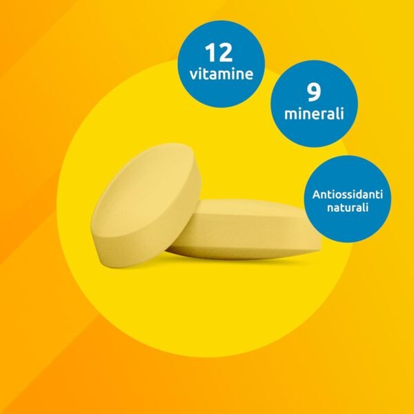 Supradyn Refill 50+ Integratore Multivitaminico Completo Vitamine e Minerali con Vitamina B12, C, D, Zinco per Fatica Fisica e Concentrazione per Uomo e Donna, 90 Compresse rivestite