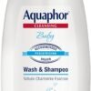 Aquaphor Baby Wash e Shampoo - Soluzione 2 in 1 delicata e senza lacrime per la pelle sensibile del bambino - 16,9 fl. oz. Pompa