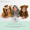 Cuddle Club Tutina in Pile Neonato e Bambino - Tutina Neonato e Bambino Fino a 4 Anni - Tutina Neonato e Neonato - Pigiama Invernale Neonato - Abbigliamento Neonato e Bambino