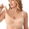 Reggiseni per allattamento Angelhood Reggiseno per maternità senza cuciture ultra comfort Bralette per gravidanza senza fili con reggiseno di estensione