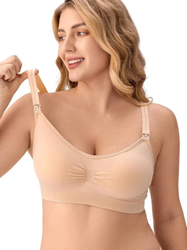 Reggiseni per allattamento Angelhood Reggiseno per maternità senza cuciture ultra comfort Bralette per gravidanza senza fili con reggiseno di estensione