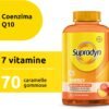 Supradyn Energy Integratore Multivitaminico Completo con Vitamine A, B, C, D, E e Coenzima Q10, 70 Caramelle Gommose Multivitaminiche al Gusto Ciliegia, Lampone e Arancia
