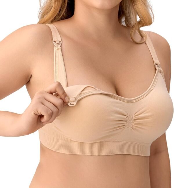 Reggiseni per allattamento Angelhood Reggiseno per maternità senza cuciture ultra comfort Bralette per gravidanza senza fili con reggiseno di estensione