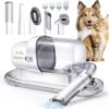 Gimars Aspirapeli per Cani 2.3L Kit 5 in 1 per Toelettatura Cani, Aspirapolvere per Animali Domestici con Spazzola, Forte Aspirazione 3 K/7 K/12 K Pa Tagliacapelli Elettrico Ultra Silenzioso per Gatti, Professionale