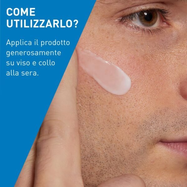 CeraVe Crema viso idratante SPF 50, per pelli da normali a secche, idratazione profonda, assorbimento rapido, protezione solare SPF 50 e acido ialuronico, 53 ml