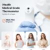 Termometro Frontale iHealth No-Touch, Termometro Digitale a Infrarossi per Adulti e Bambini, Termometro per Bambini Senza Contatto con 3 Sensori Ultra Sensibili (Pt3)
