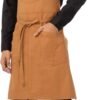 Chef Works ABKV053-NTM-0 Grembiule con pettorina Rockford/Noce moscata/0, ABKV053-NTM-0