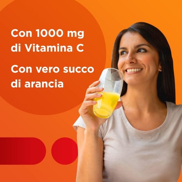 Difese Immunitarie Multicentriche, Boost Vitamina C, Integratore Alimentare con 1000 mg di Vitamina C, Supporto al Sistema Immunitario e al Metabolismo Energetico, 14 Bustine
