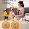 Oneisall Aspirapolvere per Cani con Spazzola, Aspirapolvere per Cani con Potente Potenza di Aspirazione con 12000 Pa, Aspira il 99,99% dei Peli di Animali Domestici (1,5 L) con 4 Accessori per la Cura