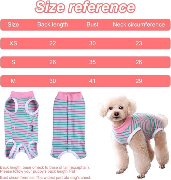 71IWzhJuauL._AC_SL1500_.jpg Wisebom Tuta da recupero per cani, Tuta da recupero per cani dopo l'intervento chirurgico Sterilizzazione Cani Chirurgia Cura chirurgica Body post-operatorio Corpo per cani (S)